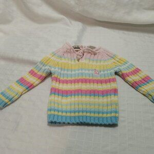 Timeless striped stretchy sweater, 100% cotton, 3 months, 2005